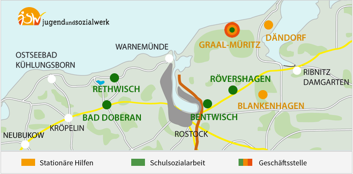 Einrichtungen der JSW 